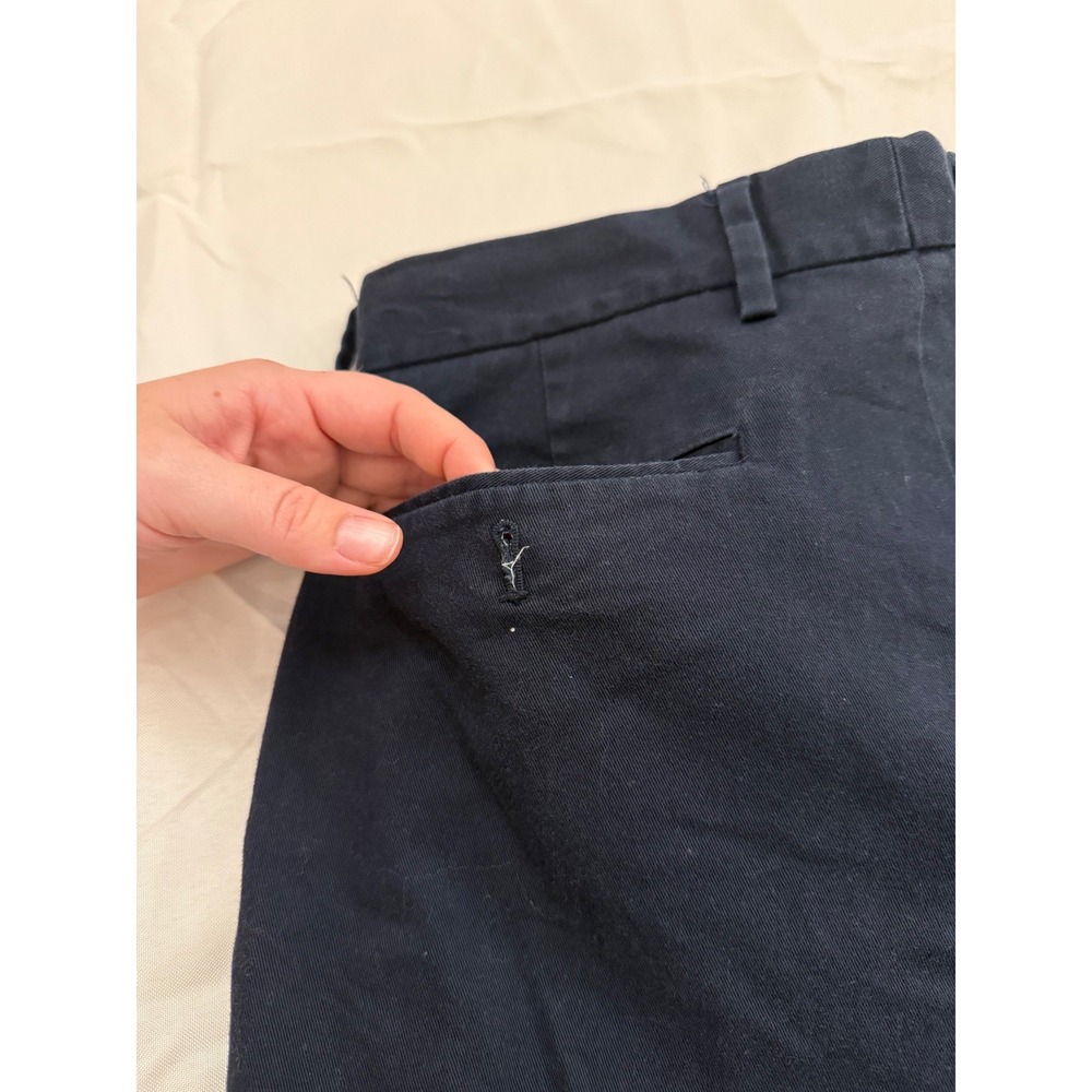 J.Crew Mens Bedford Chino Pants Size 30x30 Blue Navy Casual Preppy Office Work - Picture 5 of 9